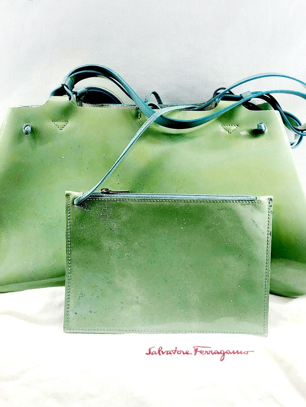 Salvatore Ferrangamo Leather Shoulder Bag